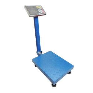 Bascula Balanza Plataforma De Piso 200 Kg 30*40 Cm - Azul